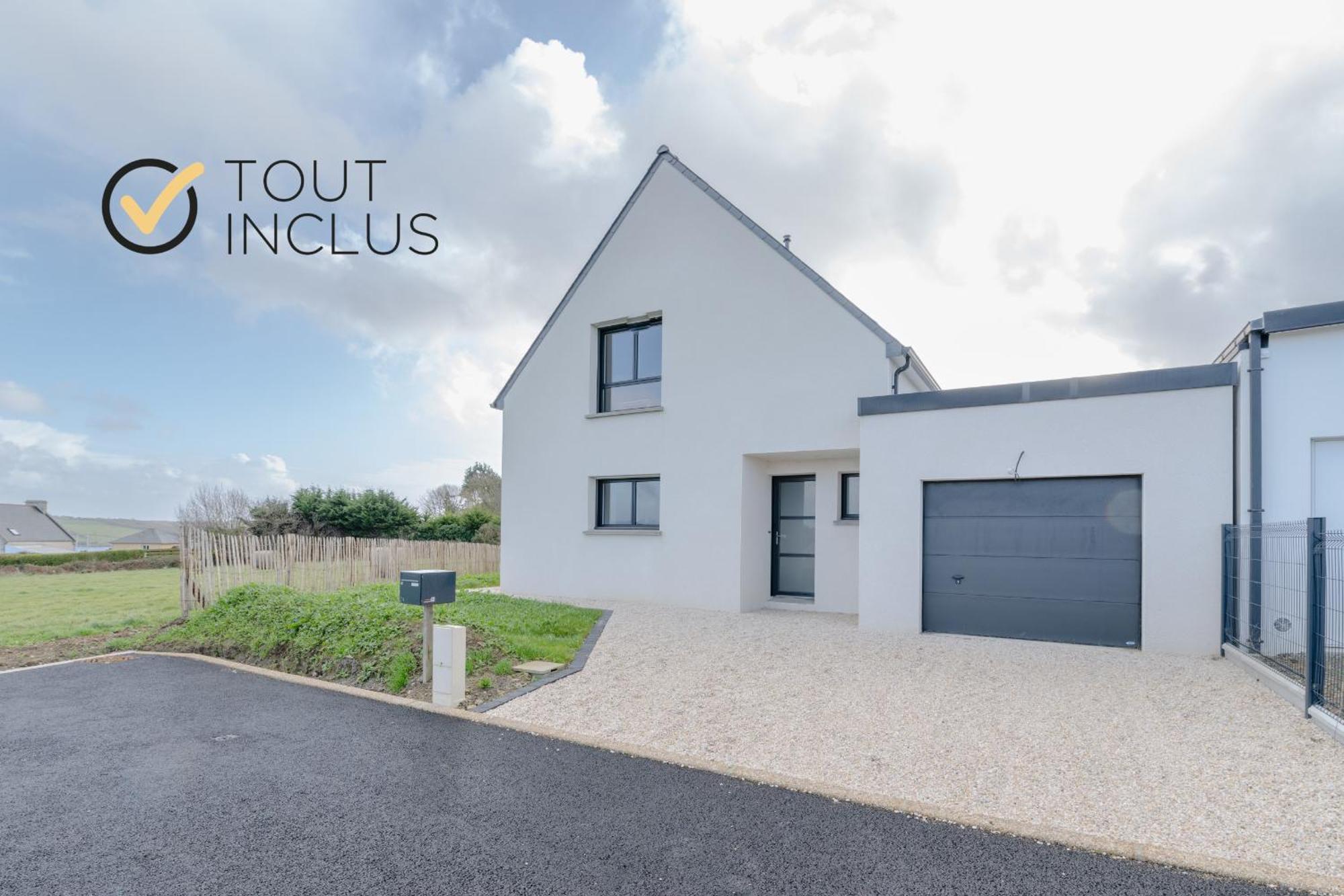 Ty Nevez - Jolie Maison Neuve Avec Petite Vue Mer Saint-Pabu  Экстерьер фото